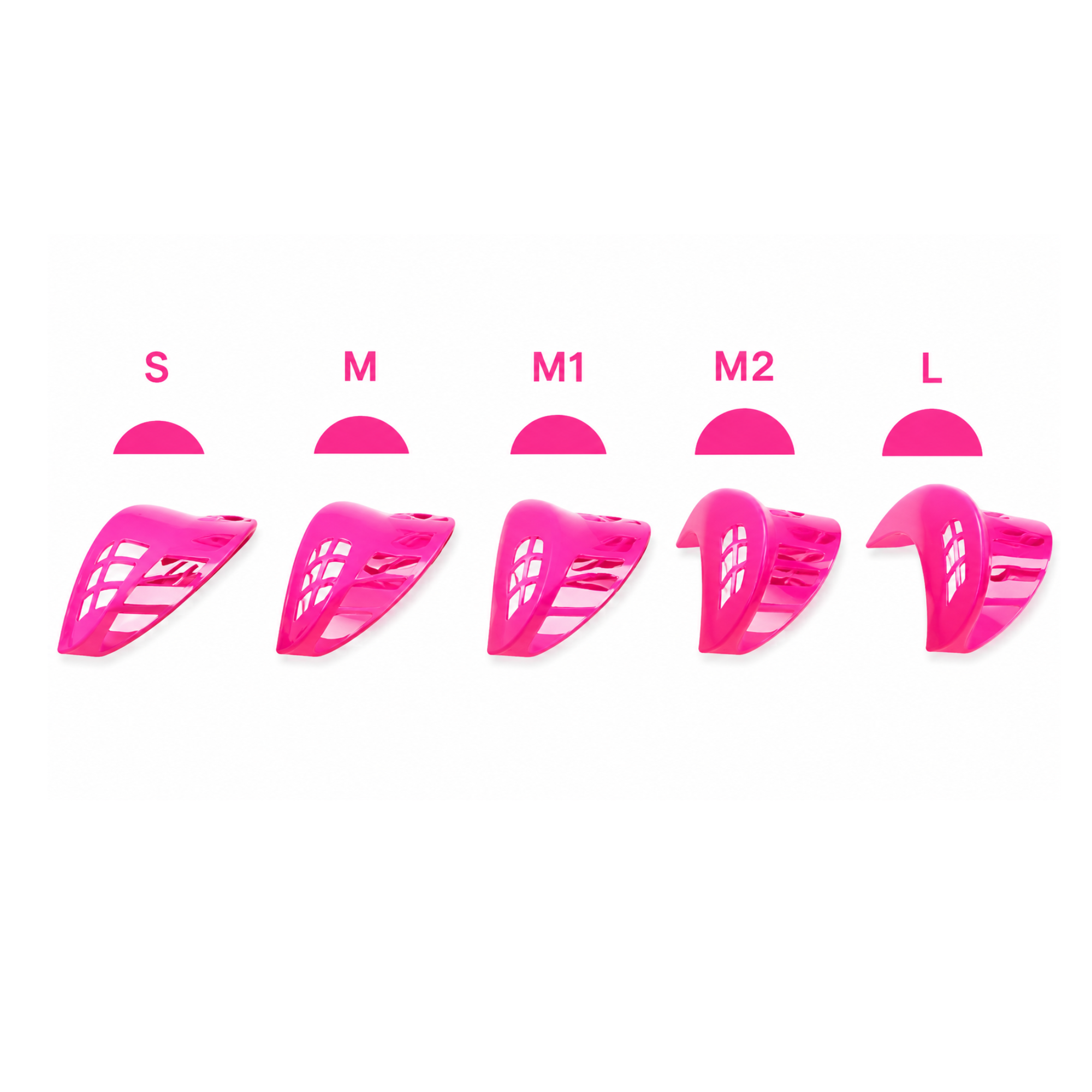 Mystery Lifting Curler (3 Paare) Farbe Pink