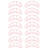 Lash Mapping Sticker