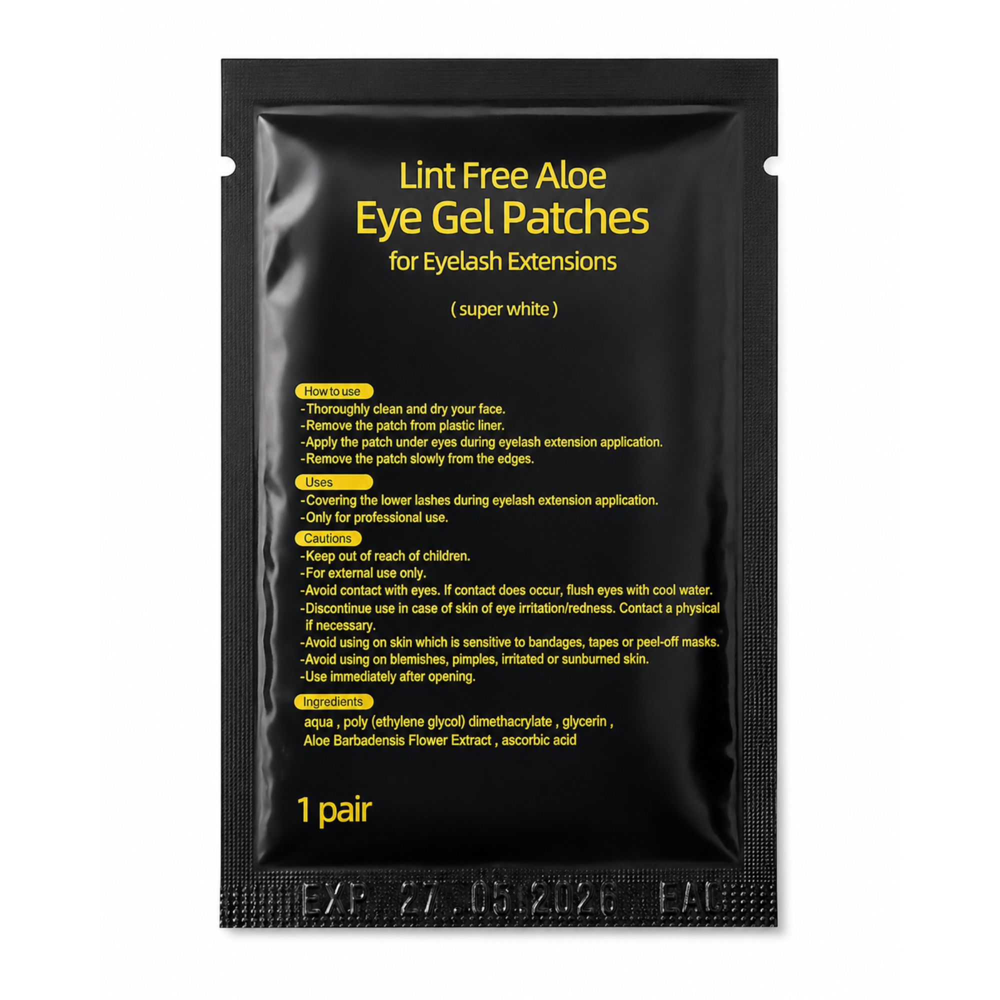 Eye Gel Patches - Super White