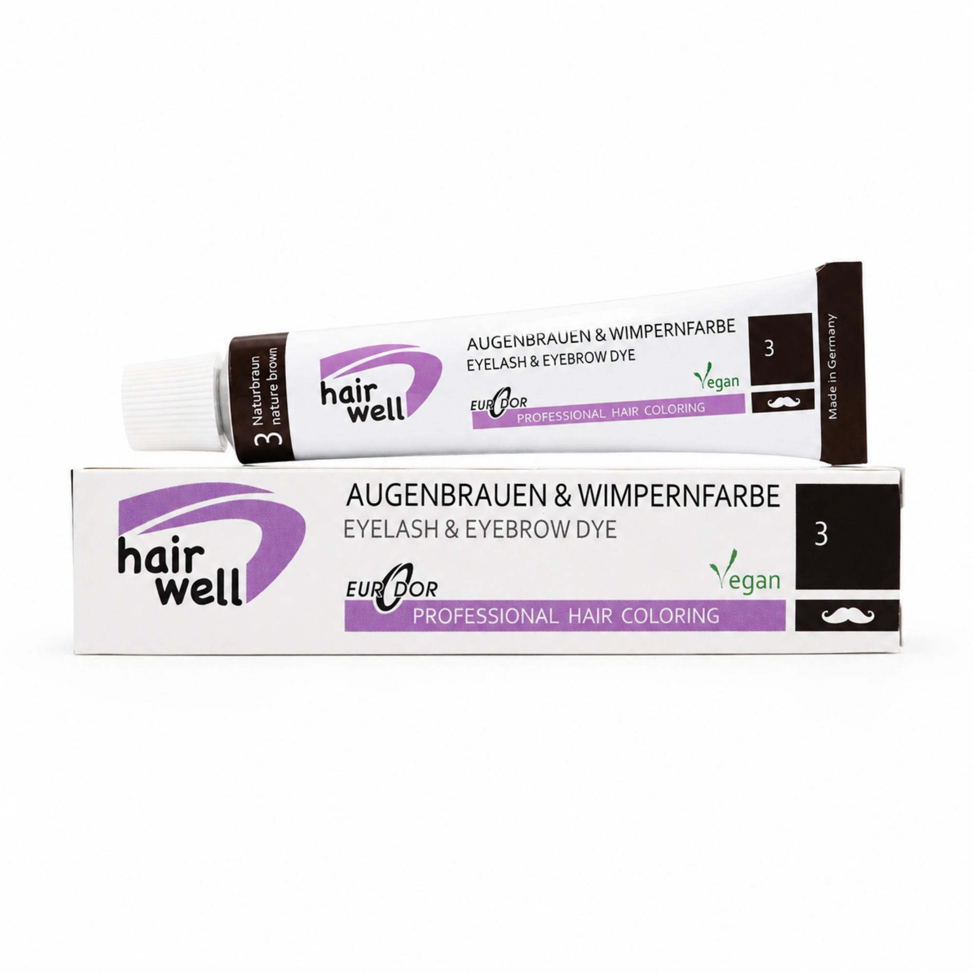 Augenbrauen und Wimpernfarbe Premium