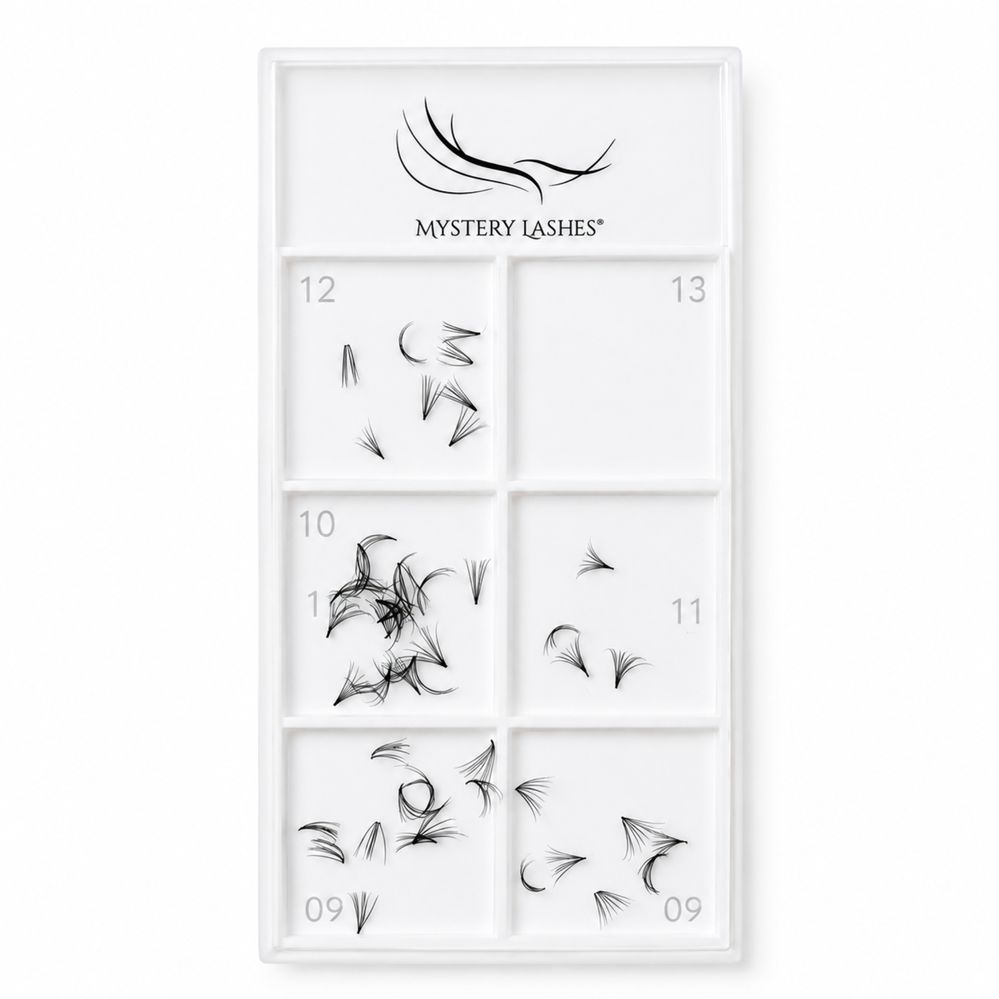 Wimperndisplay mit Deckel