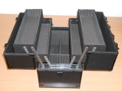 Großer Aluminium Kosmetikkoffer