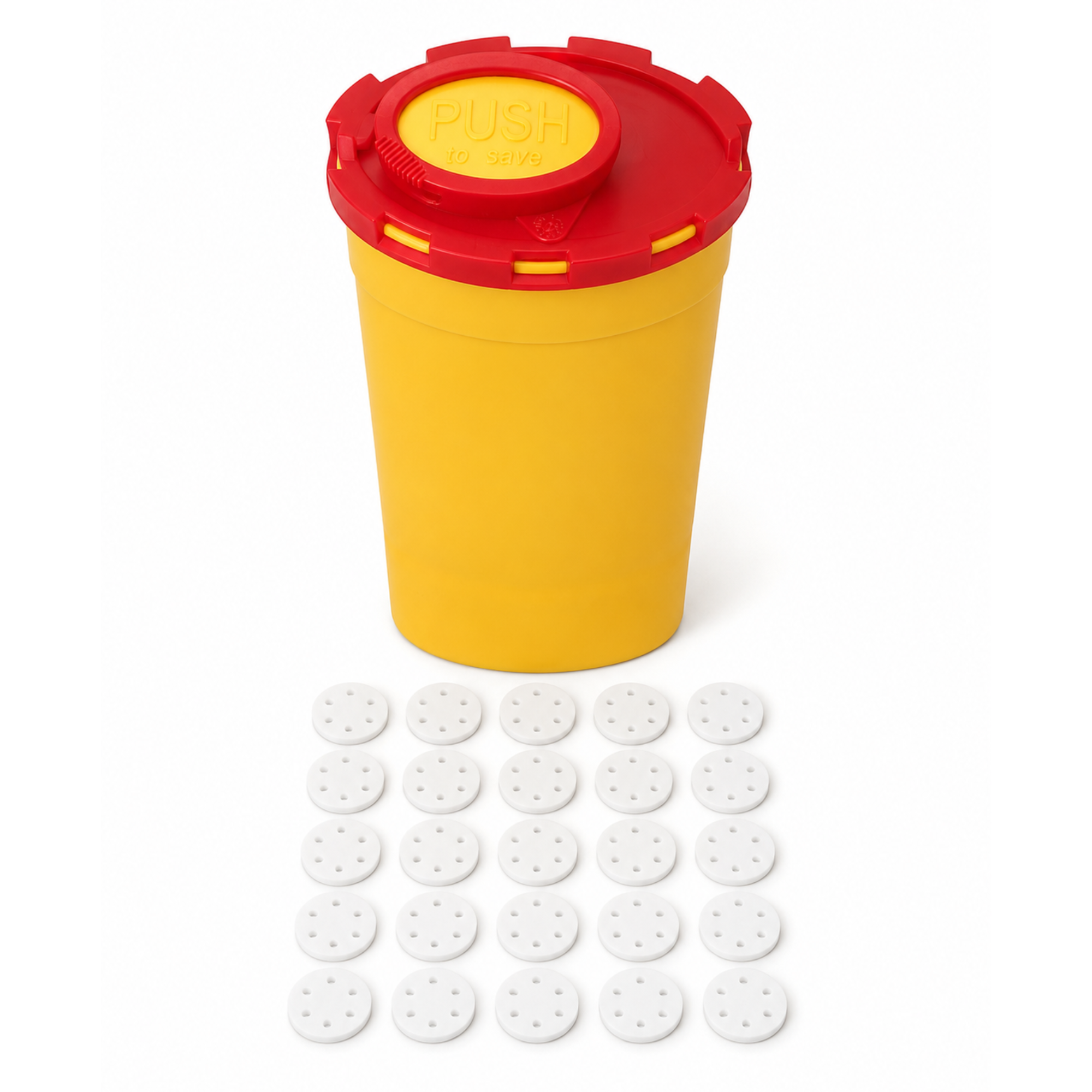 Glue Safty Box klein mit 25 Kleberdosierer