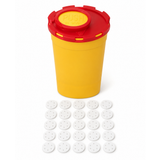 Glue Safty Box klein mit 25 Kleberdosierer
