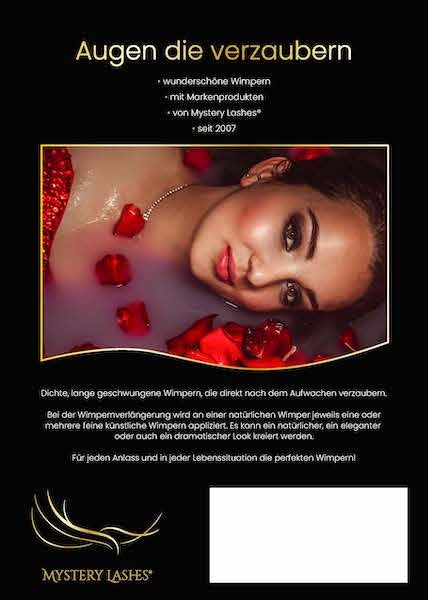Wimpernverlängerung Flyer