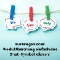 Preview: Für eine Beratung einfach das Chatsymbol drücken