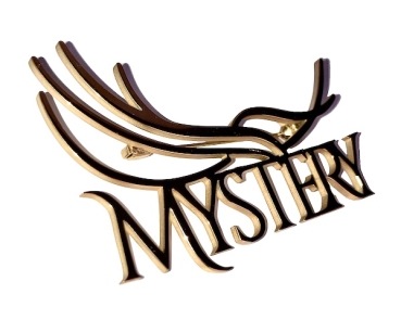 Brosche der Firma Mystery Lashes