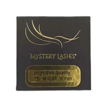 Kartonbox von Mystery mit 315 Fächerwimpern mit M-Kurve