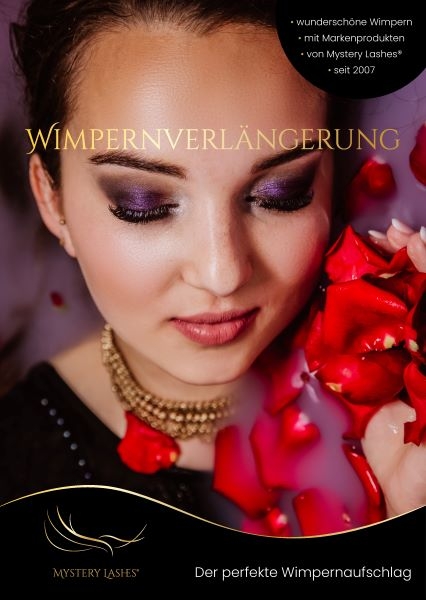 Poster Wimpernverlängerung