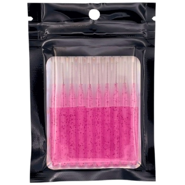 Mini Augenbrauenbürsten pinkglitzer