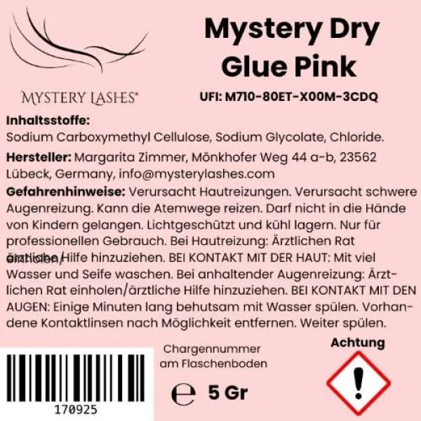 Pulver für Wimpernlifting