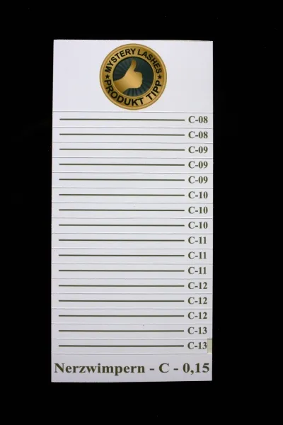 personalisierte Wimpern