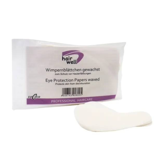 100 gewachste Wimpernblättchen